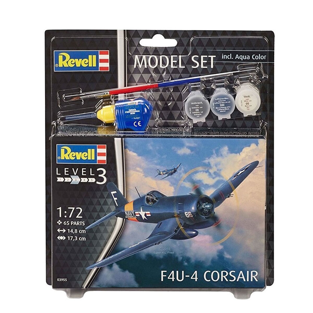F4U-4 Corsair Maket Uçak 1:72 N:3955