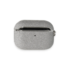Airpods Pro (1.nesil) Spell Simli Kılıf - Gümüş
