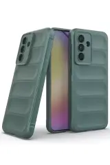 Newface Samsung Galaxy A26 Kılıf Optimum Silikon - Koyu Yeşil