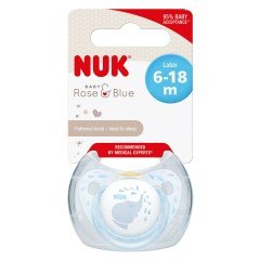 Nuk Baby Blue Kauçuk Emzik Kutulu No:2 (6+ Ay)