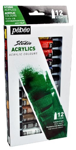 Studio Akrilik Boya Set 12 x 12ml