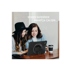 İpad Pro 12.9 (2020) Kılıf Amazing Tablet Kapak - Mavi