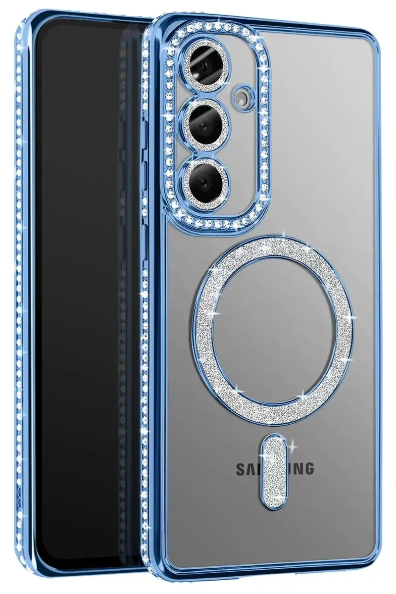Joko Samsung Galaxy A37 5g Joke Simli Magneticsafe Kılıf - Mavi
