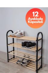 4 Bölmeli Masif Ayakkabılık