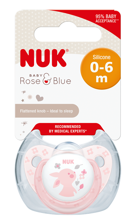 Baby Rose Silikon Emzik No:1 (0-6 Ay) - Kutulu