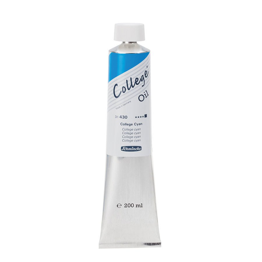 College Yağlı Boya 200ml - N:430 College Cyan