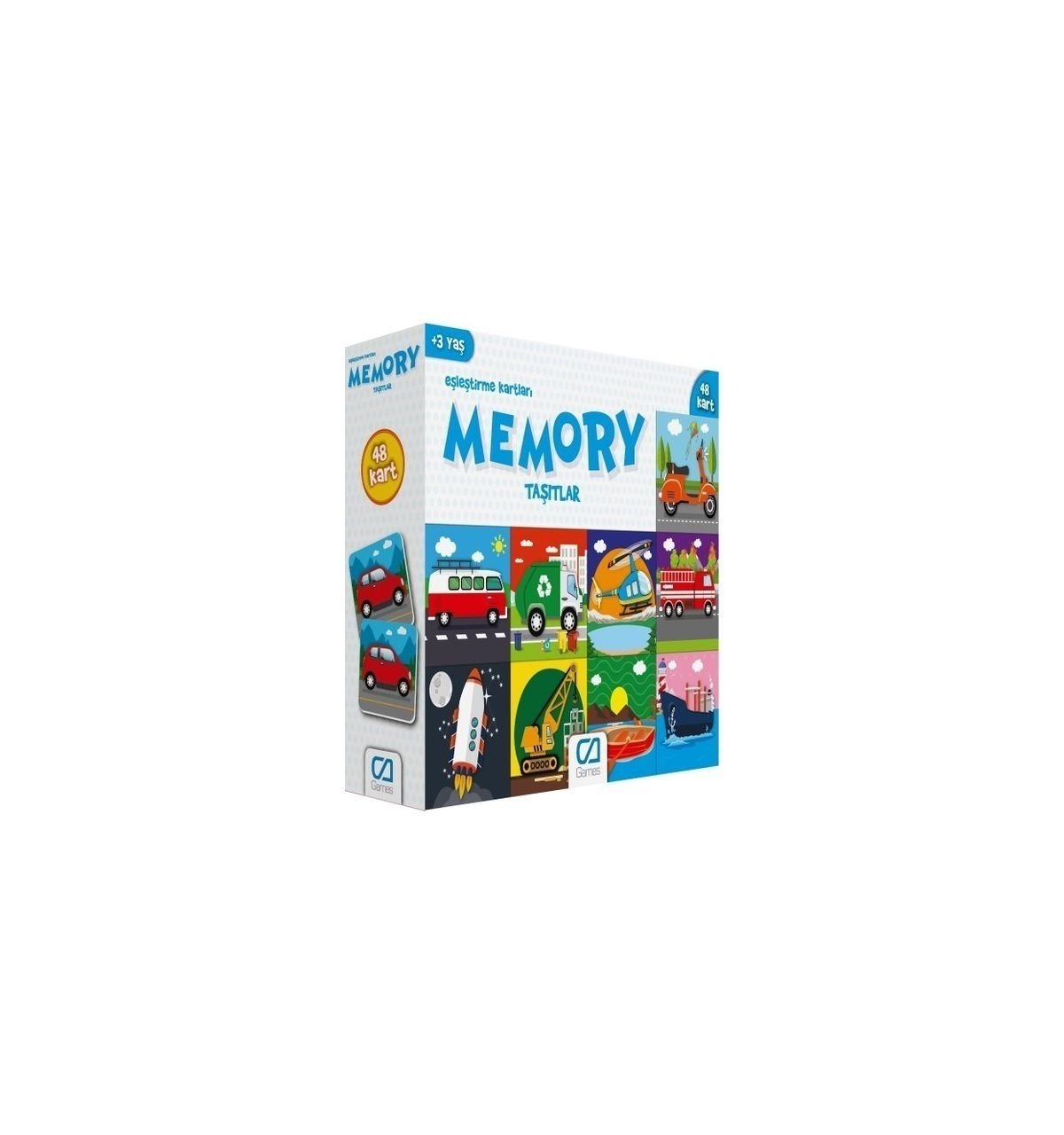 Ca Games 5038 Memory Eğitici Puzzle Taşıtlar 48 Parça