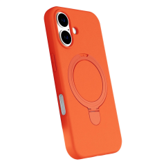 İphone 16 Plus Regal Magsafe Standlı Kapak - Turuncu