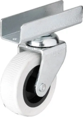 Hts 323 - 50x20 Mm Gri Uzun U Tablalı Teker 4 Adet