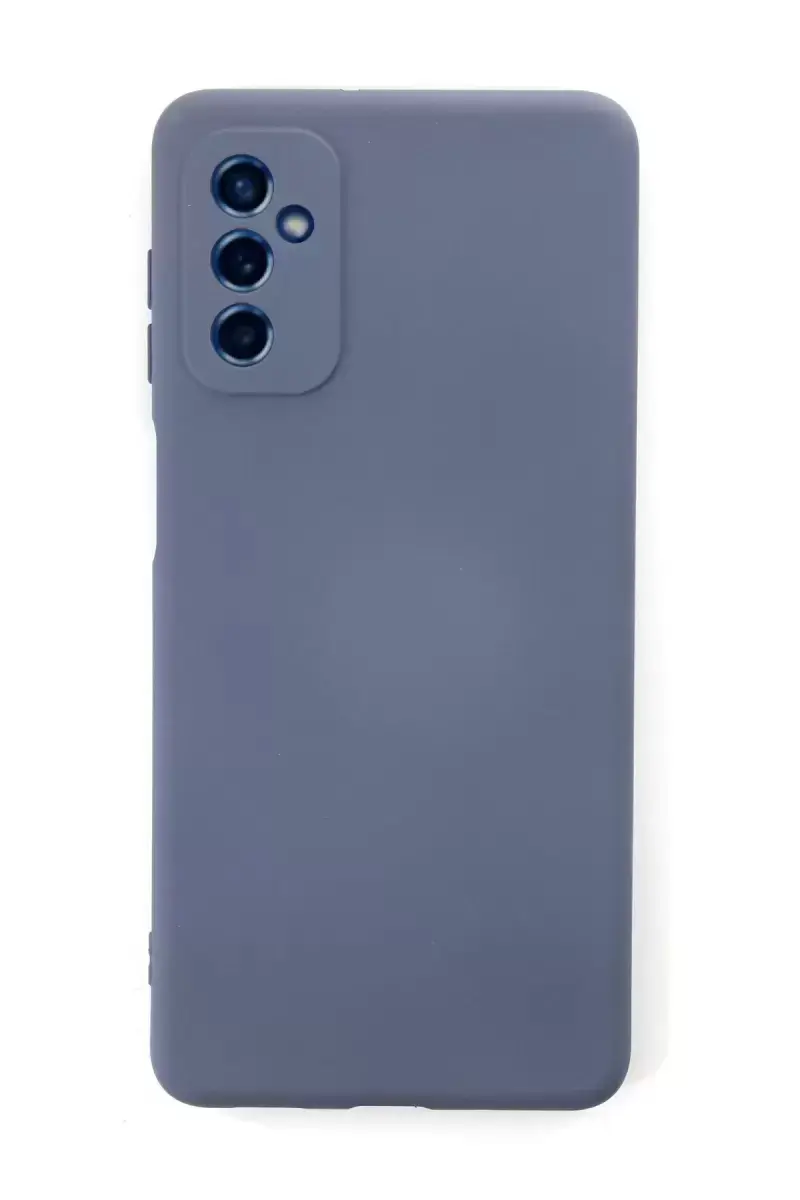 Newface Samsung Galaxy M52 5g Kılıf Nano İçi Kadife Silikon - Gri