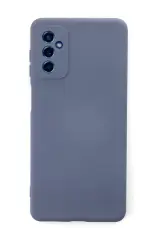 Newface Samsung Galaxy M52 5g Kılıf Nano İçi Kadife Silikon - Gri