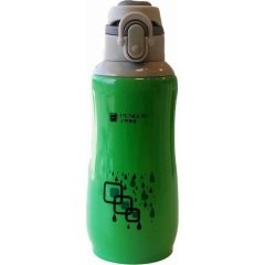 Sema Baby Penguen Kilitli Paslanmaz Çelik Termos 600 Ml - Yeşil