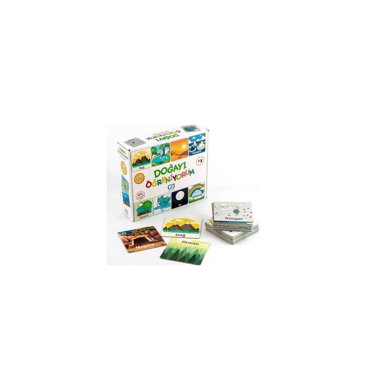 Ca Games 5053 Memory Hafıza Kartı Puzzle Doğayı Öğreniyoruz 41 Parça