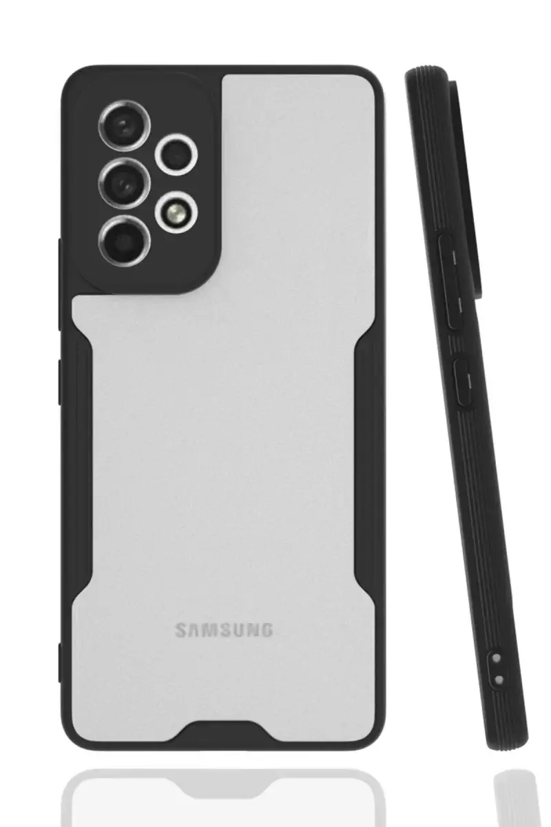 Newface Samsung Galaxy A53 5g Kılıf Platin Silikon - Siyah