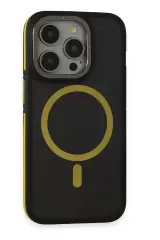 Joko İphone 14 Pro Kılıf Rocky Magsafe Kapak - Siyah-sarı