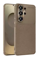 Newface Samsung Galaxy S26 Ultra Auto Focus Karbon Kapak - Kahverengi