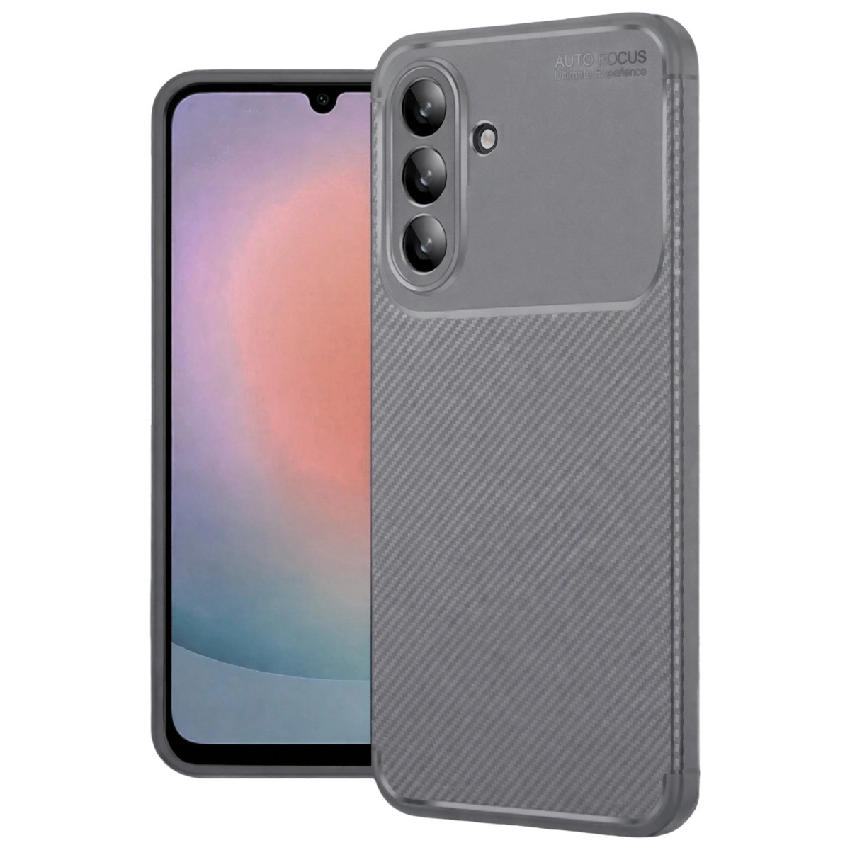 Samsung Galaxy A37 5g Auto Focus Karbon Kapak - Gri