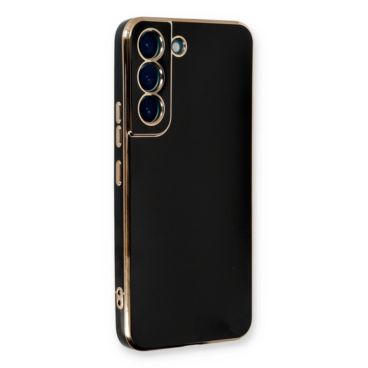 Samsung Galaxy S22 Plus Kılıf Volet Silikon - Siyah