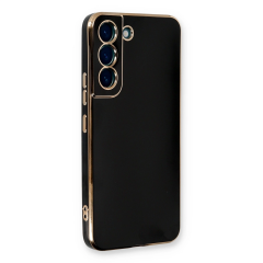 Samsung Galaxy S22 Plus Kılıf Volet Silikon - Siyah