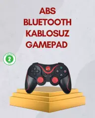 Ergonomik Tasarımlı Kablosuz Bluetooth Gamepad Titreşimli