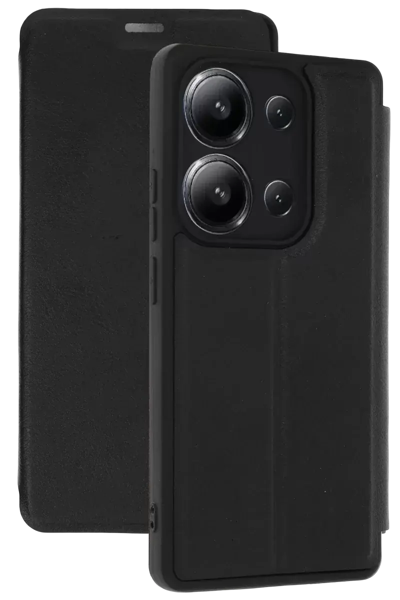 Newface Xiaomi Redmi 15c 4g Flip Cover - Siyah
