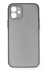 Newface İphone 12 Kılıf Pp Ultra İnce Kapak - Gri