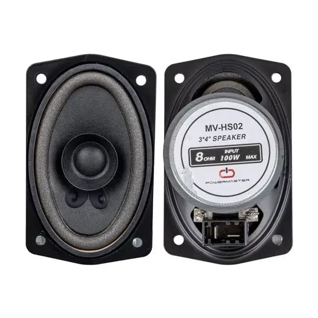Magicvoice Mv-hs02 3x4'' 7.5x10 Cm 8 Ohm Max 100 Watt Oval Oto Hoparlör