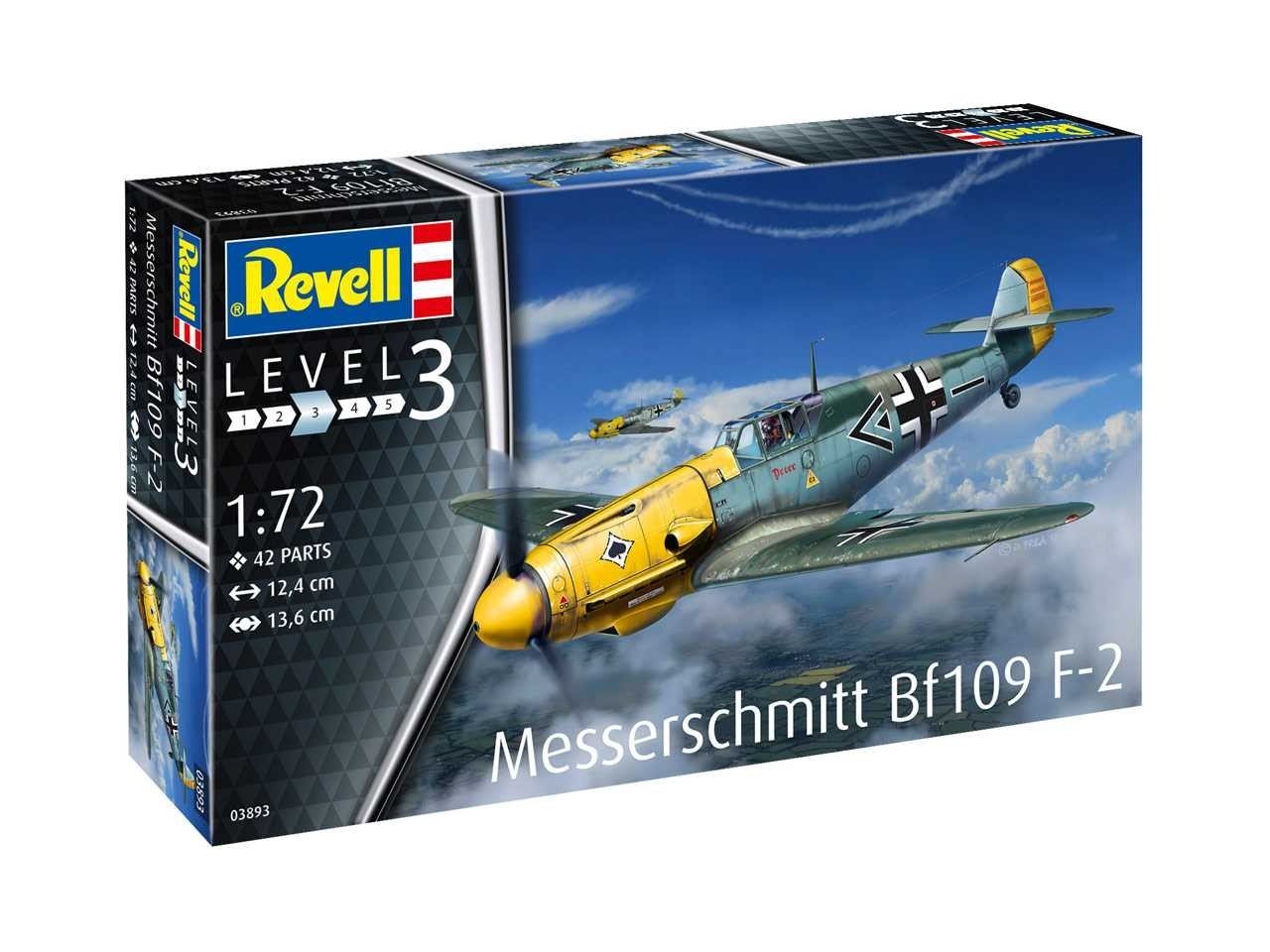 Messerschmitt Bf109 F-2 Model Uçak 1:72 N:3893