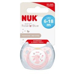Nuk Baby Rose Silikon Emzik No:2 (6+ Ay) - Kutulu