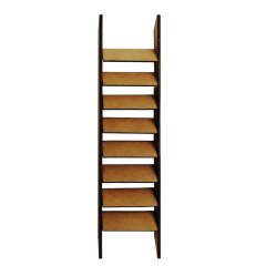 Maket Merdiven 8 Basamaklı 1:50 Ölçek 20x70mm
