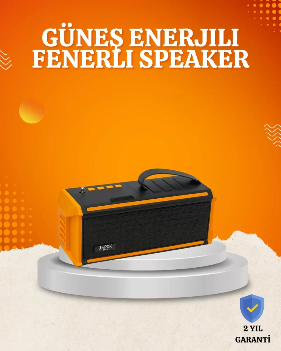 Taşınabilir J-ıpox P520 1200 Mah Bluetooth Hoparlör Mikrofonlu