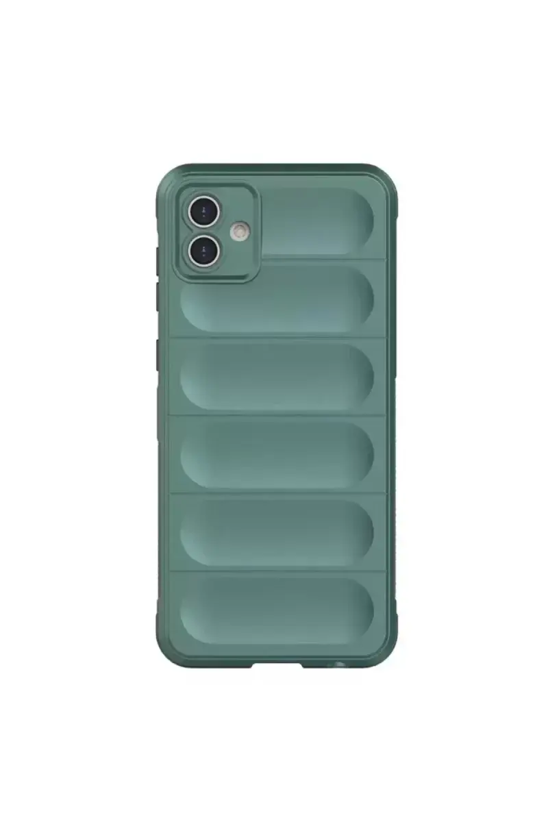Newface Samsung Galaxy A06 Kılıf Optimum Silikon - Koyu Yeşil