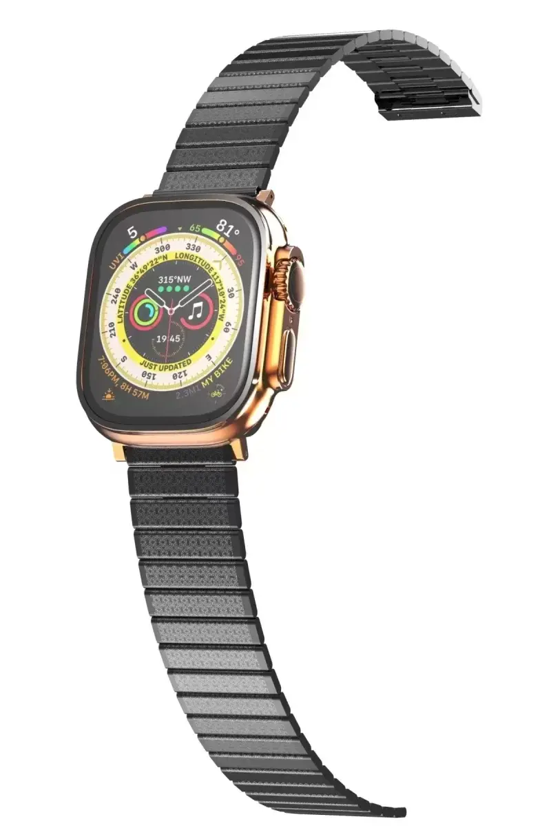 Newface Apple Watch 38mm Made Metal Kordon - Siyah