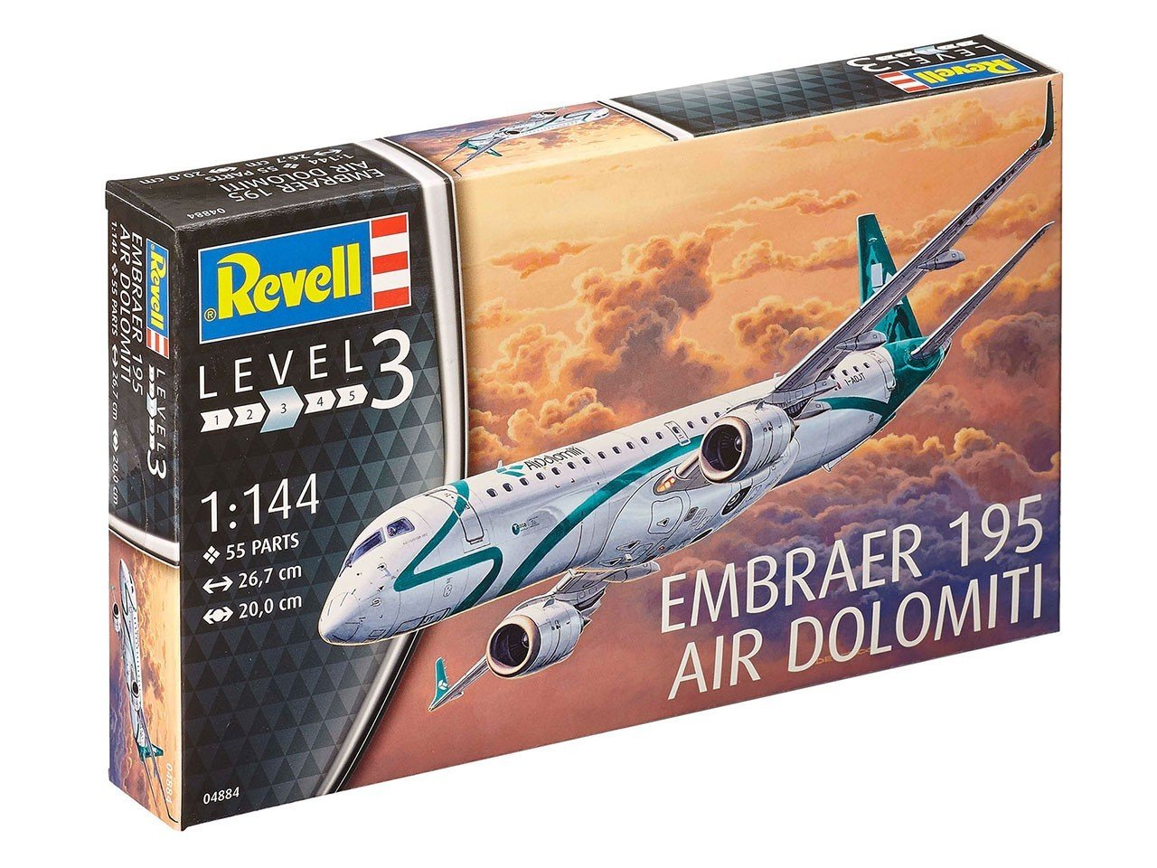 Ambraer 195 Air Dolomiti Model Yolcu Uçağı 1:144 N:4884