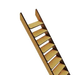 Maket Merdiven 8 Basamaklı 1:30 Ölçek 30x125mm