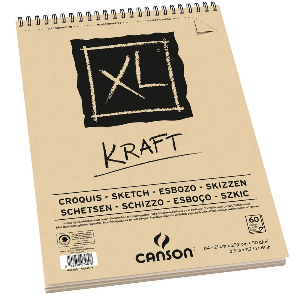 XL Kraft Defter - A4 - 90gr - 60 Yaprak