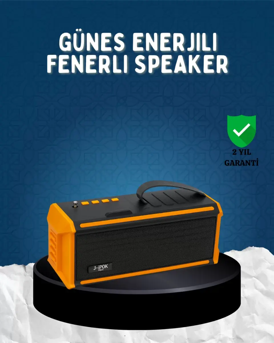 J-ıpox P520 Bluetooth Hoparlör 8w Güçlü Ses Solar Şarj Fm Radyo