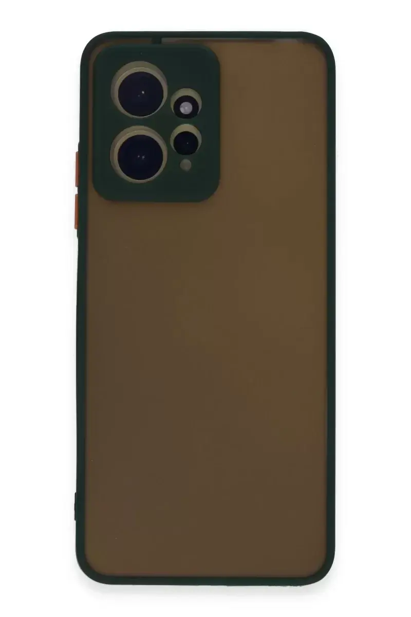 Newface Xiaomi Redmi Note 12 4g Kılıf Montreal Silikon Kapak - Yeşil