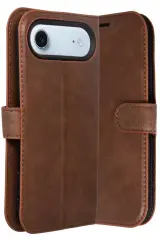 Newface Apple İphone 17 Air Trend S Plus Kapaklı Kılıf - Taba