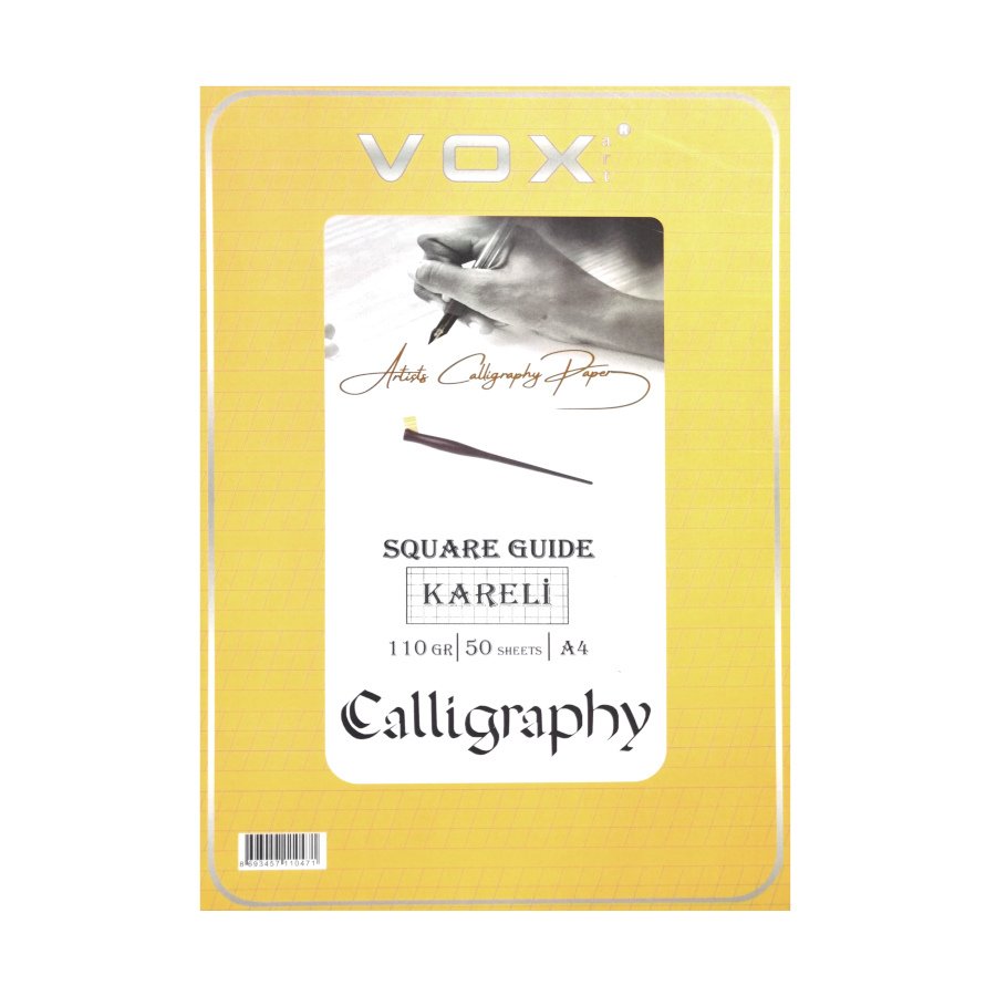 Kareli Kaligrafi Defteri - A4 - 100gr - 50 yaprak