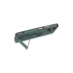 Xiaomi Poco X5 5g Kılıf Mega Standlı Silikon - Yeşil