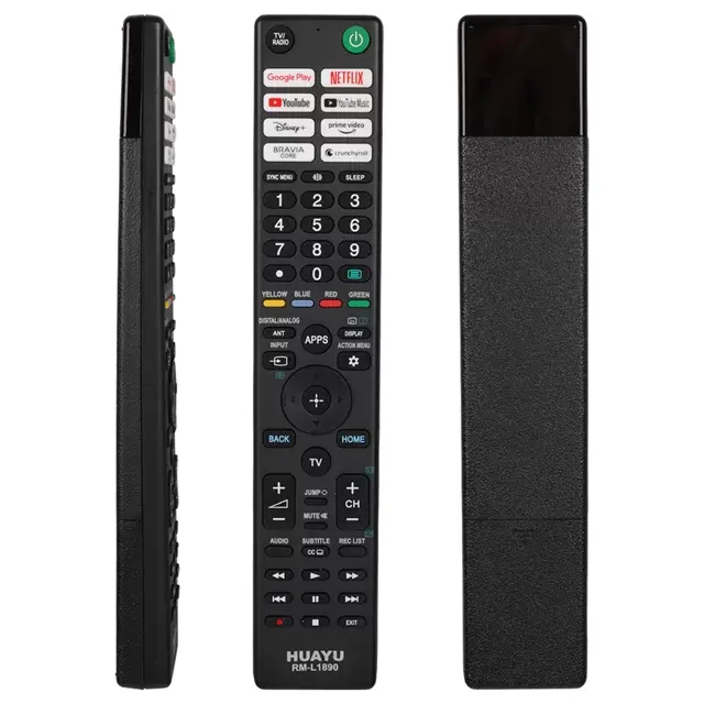 Rm-l1890 Sony Netflix Youtube Prime Video Google Play Disney+ Tuşlu Lcd Led Tv Kumanda
