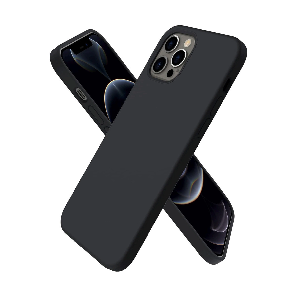 İphone 12 Pro Kılıf First Silikon - Siyah