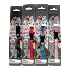 Puantiyeli Kedi Boyun Tasması Renkli 4 Adet