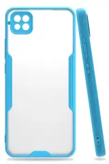 Newface Xiaomi Redmi 9c Kılıf Platin Silikon - Mavi