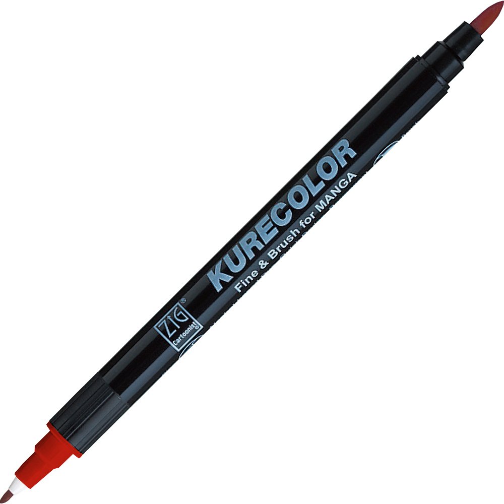 Kurecolor Fine&Brush For Manga Çift Taraflı Kalem N:285 Blood Red