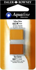 Sulu Boya Tablet 2'li Yellow Ochre/Raw Sienna