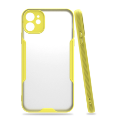 İphone 11 Kılıf Platin Silikon - Sarı