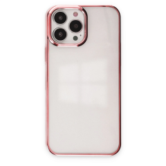 İphone 13 Pro Max Kılıf Element Silikon - Pembe