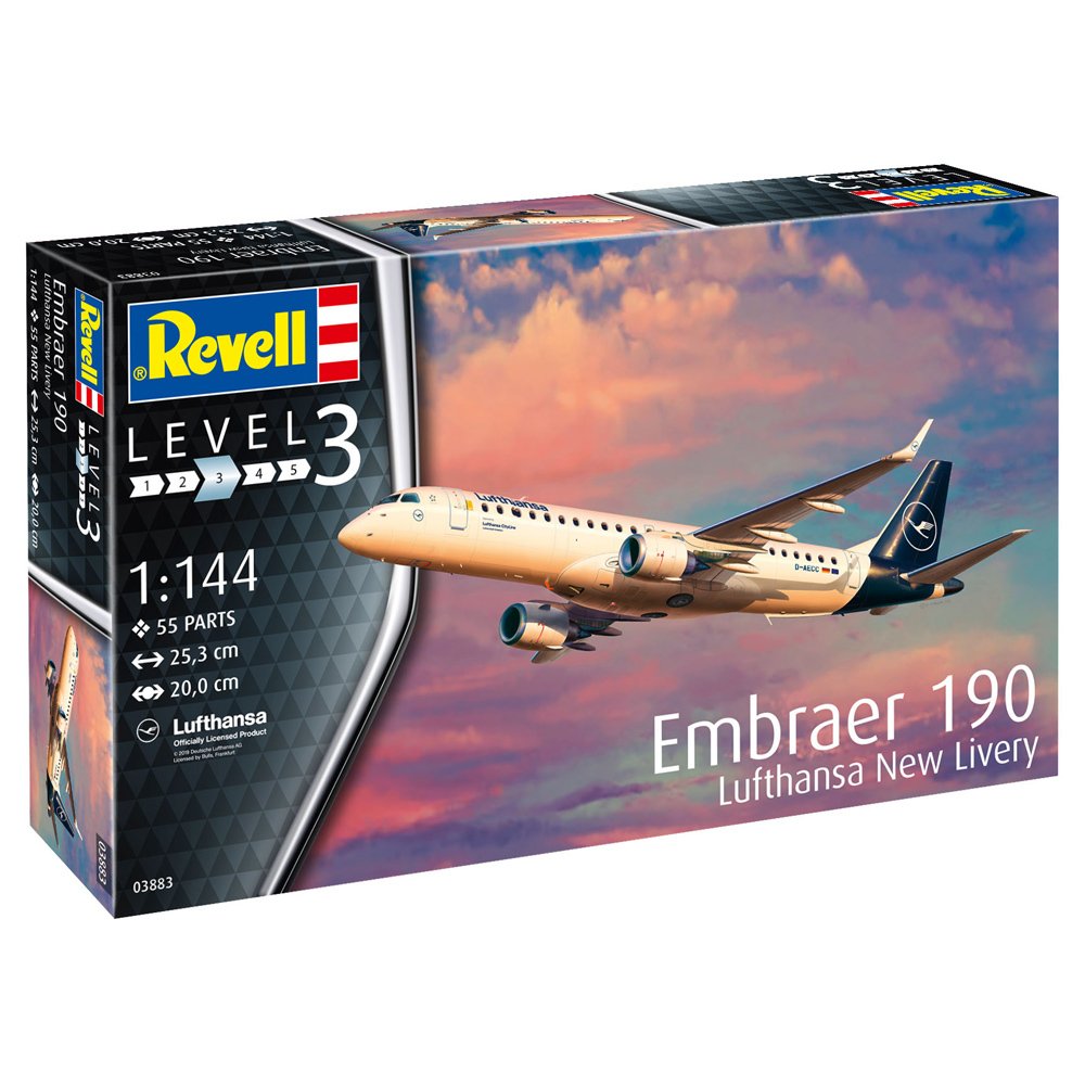 Embraer 190 Lufthansa New Livery Model Yolcu Uçağı 1:144 N:3883
